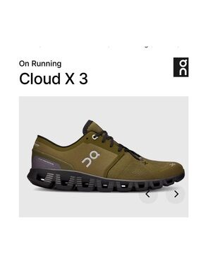 On Running
Cloud X 3 Hunter Black men size 9.5 new